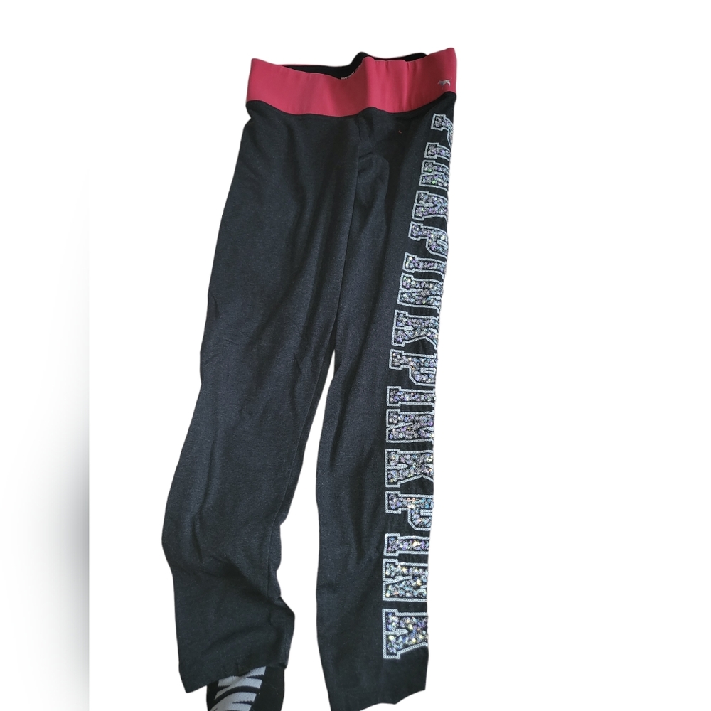 Rare victoria secret pink bling leggings